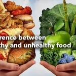 Difference between healthy and unhealthy food (the details)