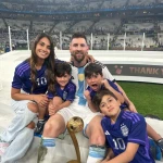 Watch.. Messi's Wife Smiles With Joy After Argentina Qualified For The Final